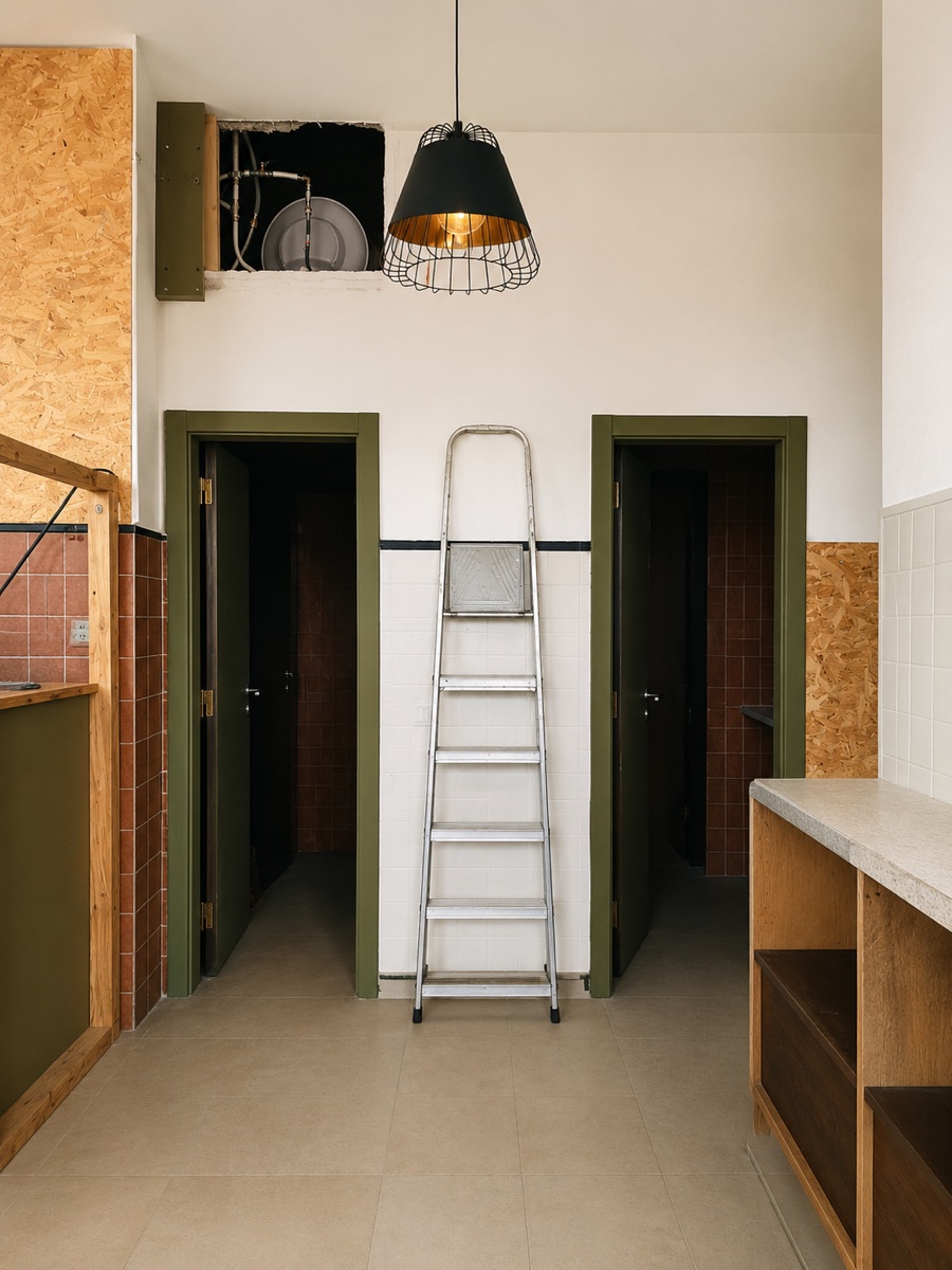 Inside Bokhara — handmade bar and plants